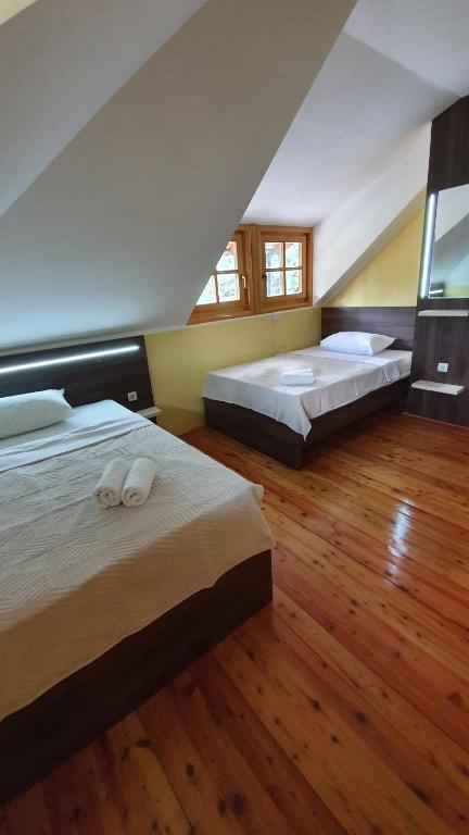 Krevet ili kreveti u jedinici u okviru objekta Vila Panić Zlatibor