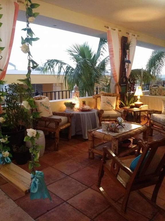 Balkón nebo terasa v ubytování Casa Bonita Inn