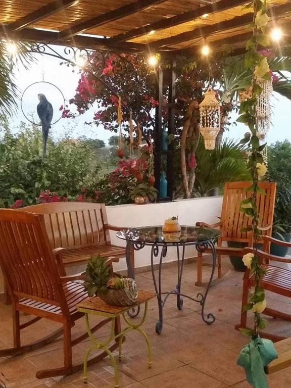Balkón nebo terasa v ubytování Casa Bonita Inn