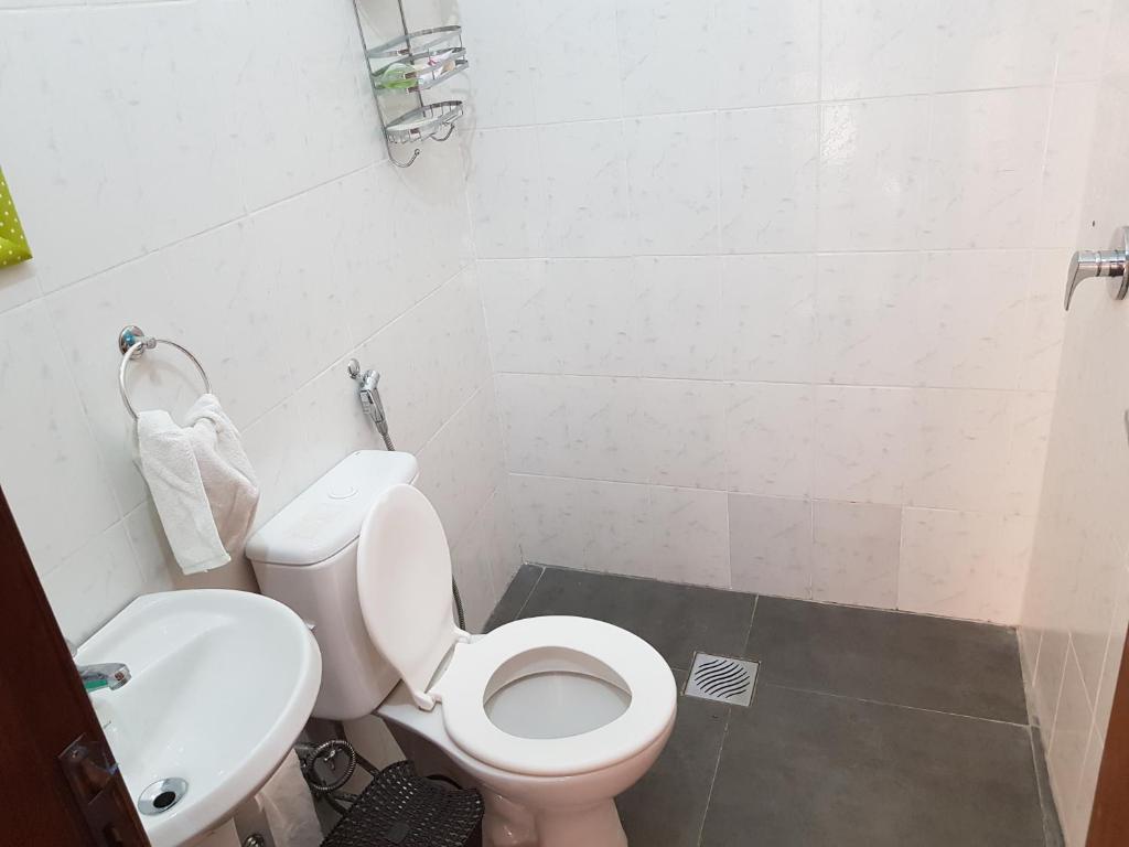 Koupelna v ubytování Casa Naranja