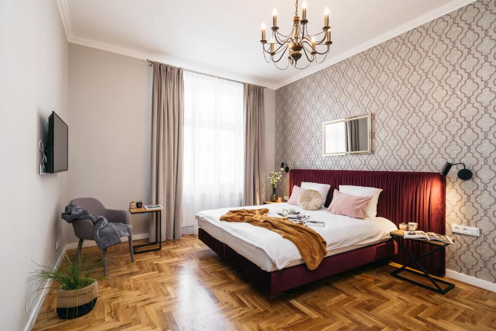 Posteľ alebo postele v izbe v ubytovaní Papillon Apartment - LoftAffair