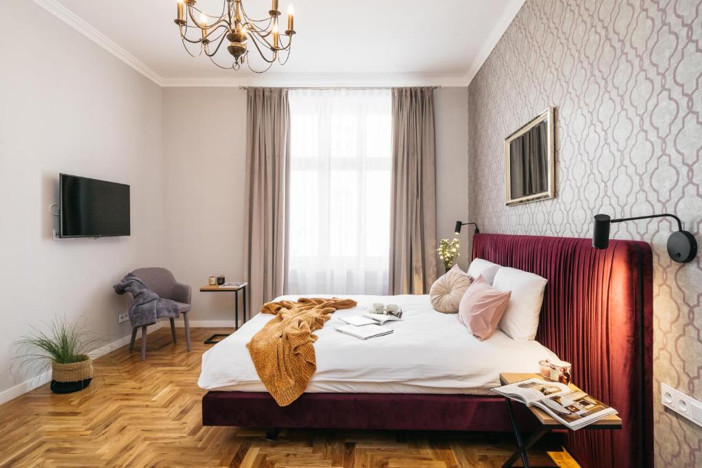 Posteľ alebo postele v izbe v ubytovaní Papillon Apartment - LoftAffair