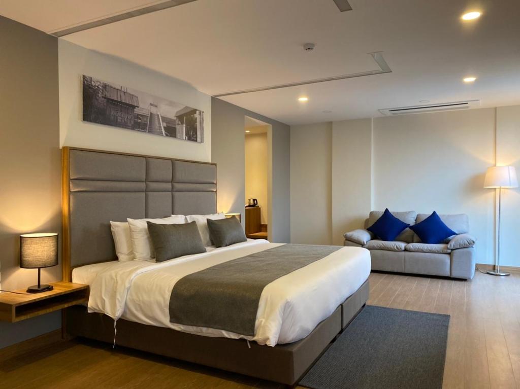 Canalis Suvarnabhumi Airport Hotelにあるベッド