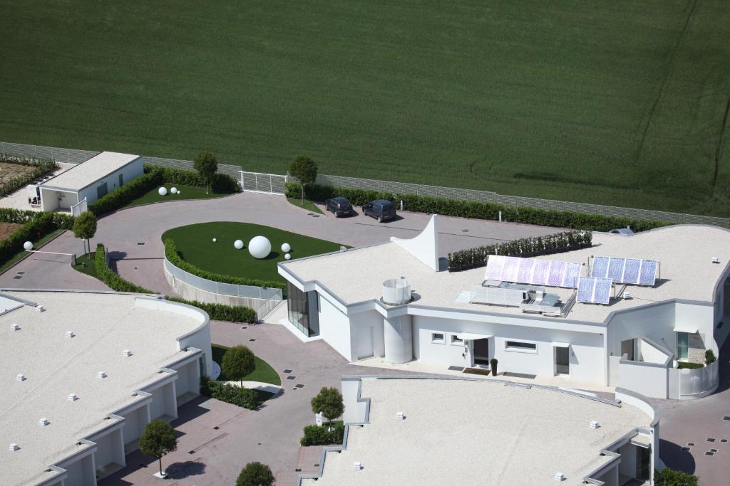 Widok z lotu ptaka na obiekt Pineta Hotel