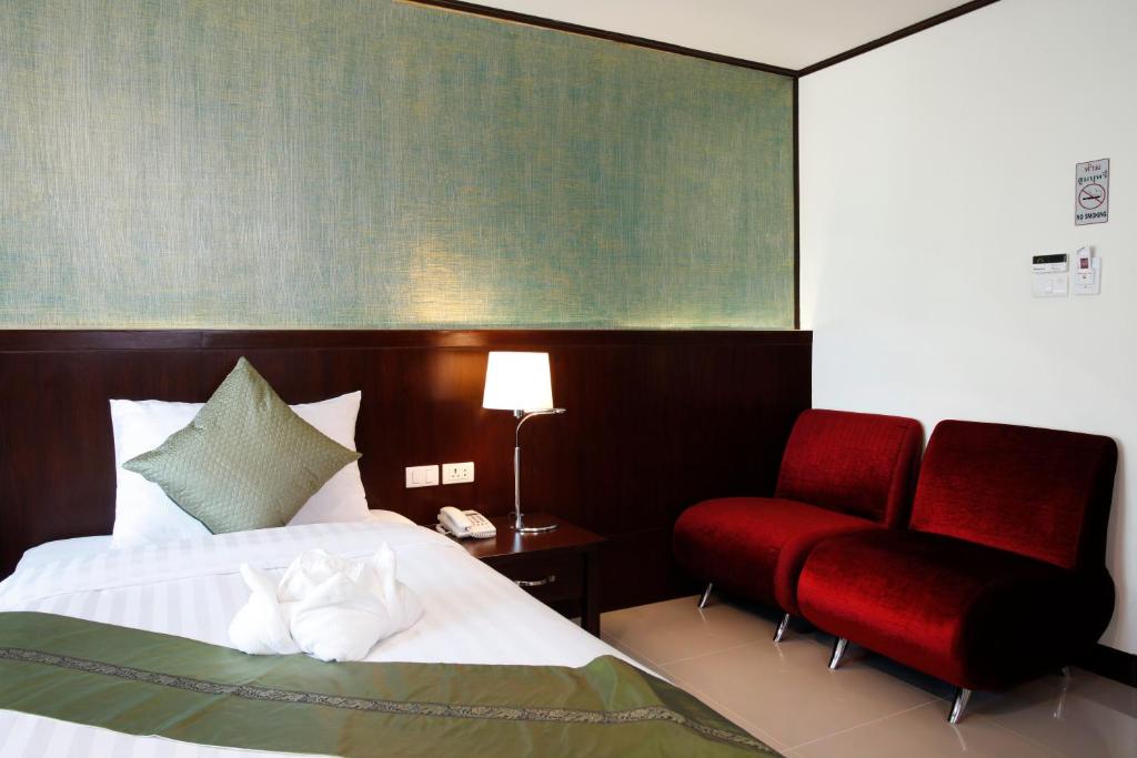 Posezení v ubytování Orchid Resortel
