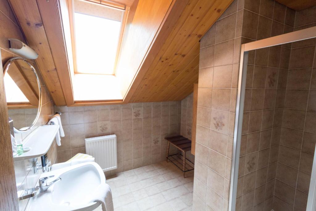 Kúpeľňa v ubytovaní Ferienhof Alte Post, Apartments