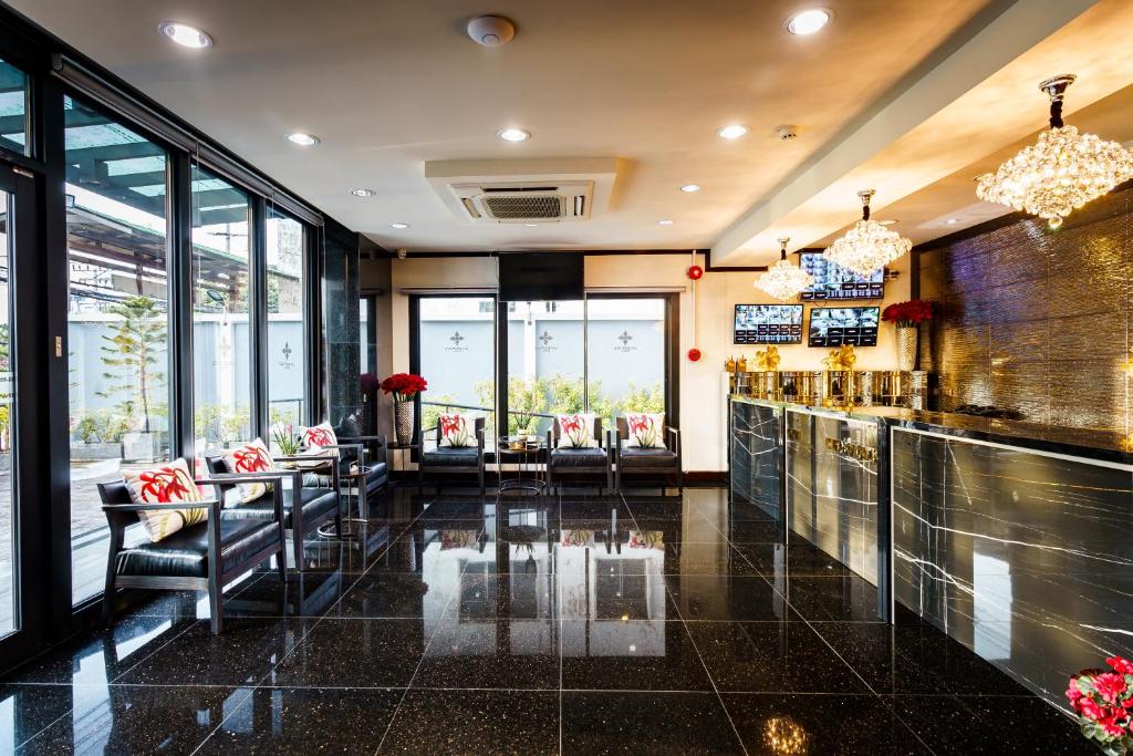 Kuchyň nebo kuchyňský kout v ubytování Lux Boutique Hotel