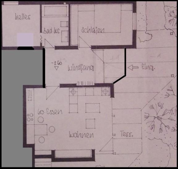 Půdorys ubytování Haus Annette