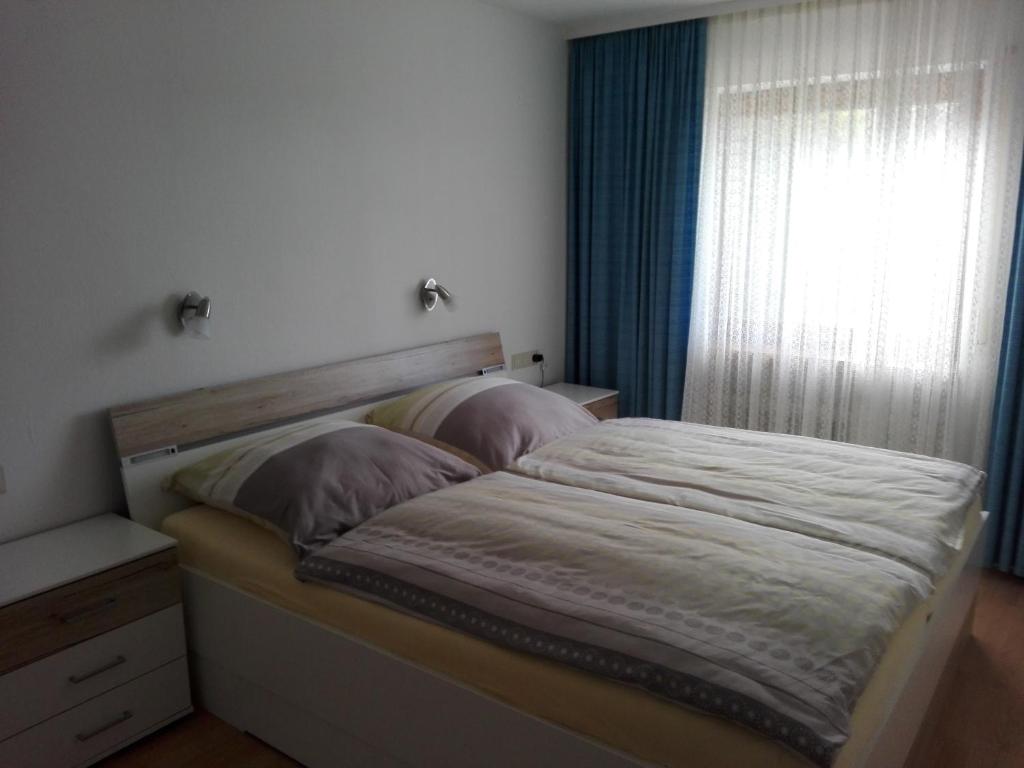 Postel nebo postele na pokoji v ubytování Haus Annette