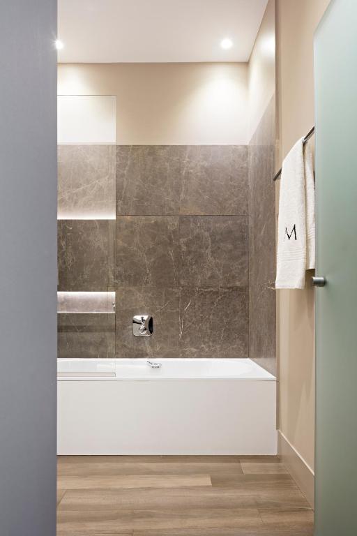 Koupelna v ubytování Hotel Messeyne