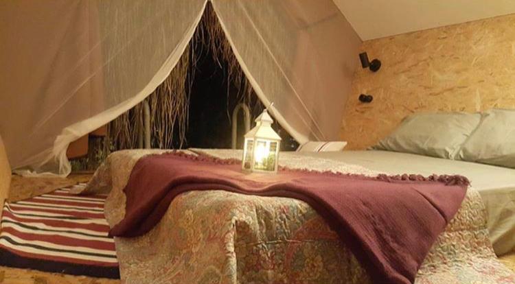 Postel nebo postele na pokoji v ubytování Bodrum Masali Camping
