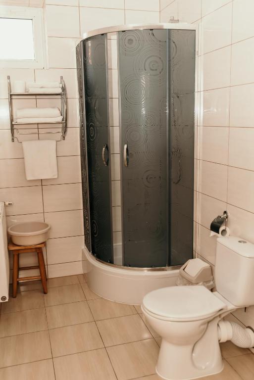 Koupelna v ubytování Motel Łasuch