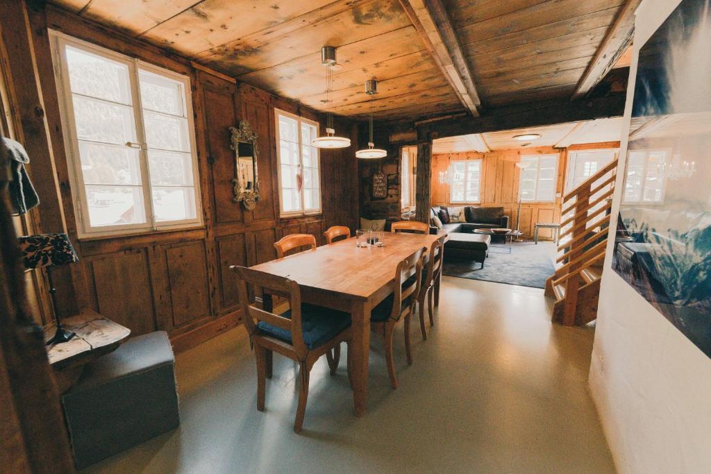 Posezení v ubytování Alte Post Saas-Fee
