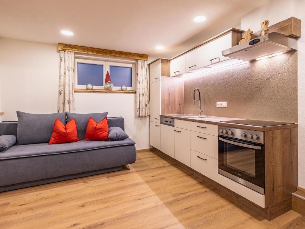 A kitchen or kitchenette at Appartements Alpenblick Söll