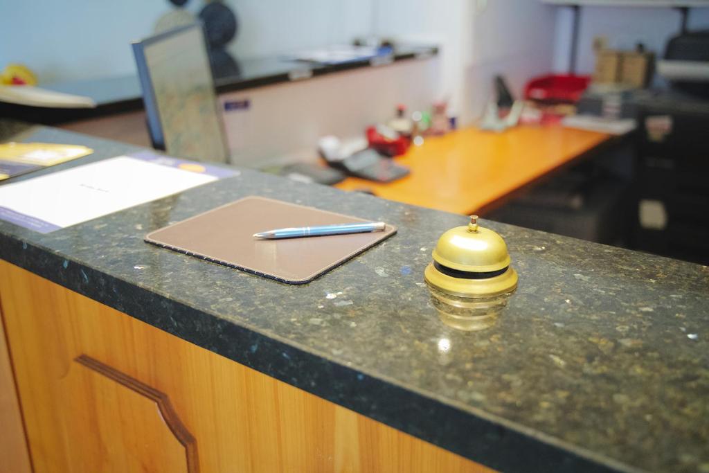 Kuchyň nebo kuchyňský kout v ubytování Hotel Bär