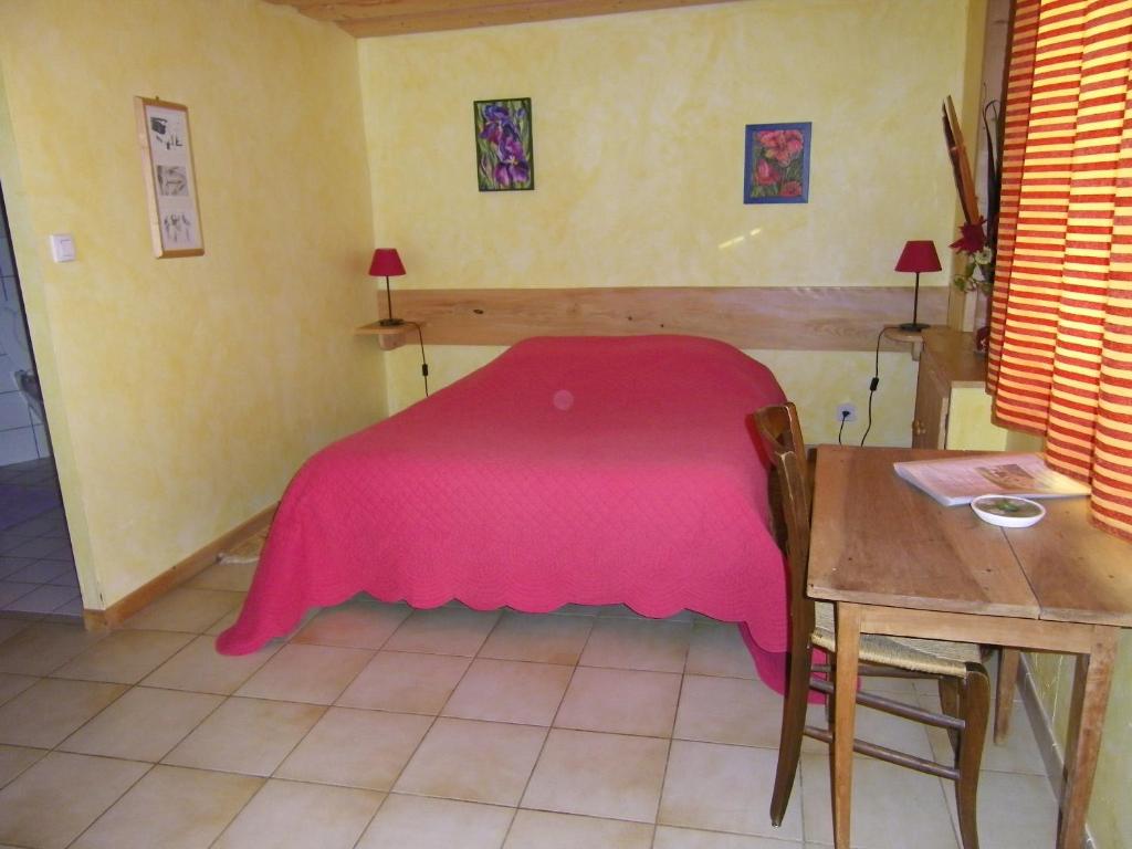 Postel nebo postele na pokoji v ubytování Che'Val d'Amour