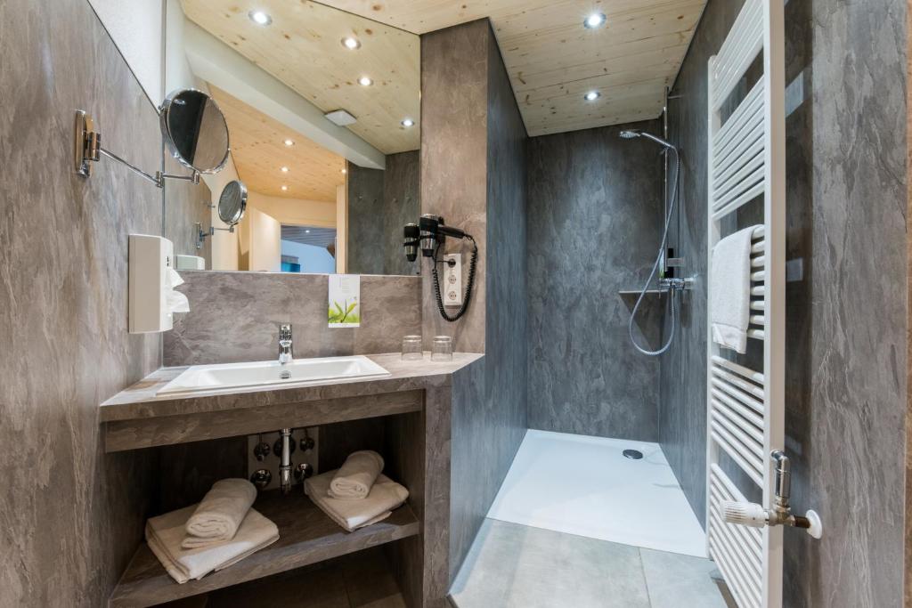 Koupelna v ubytování Wellnesshotel Sonnenhof & Sonnhalde