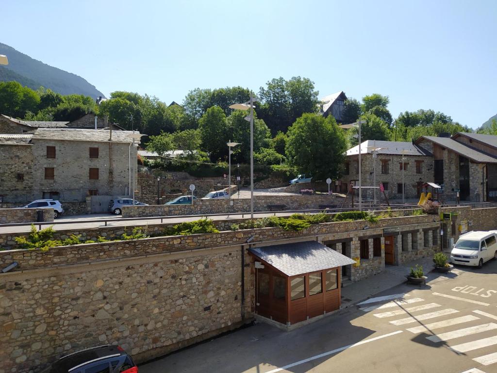 Nespecifikovaný výhled na hory nebo výhled na hory při pohledu z apartmánu