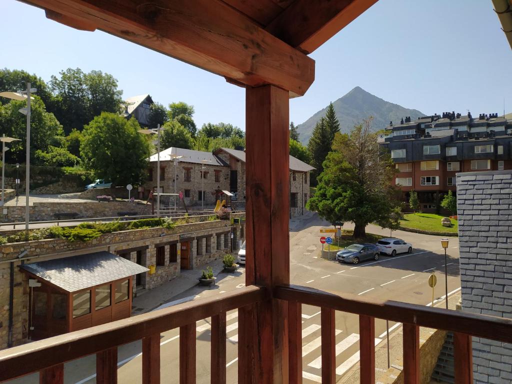 Nespecifikovaný výhled na hory nebo výhled na hory při pohledu z apartmánu