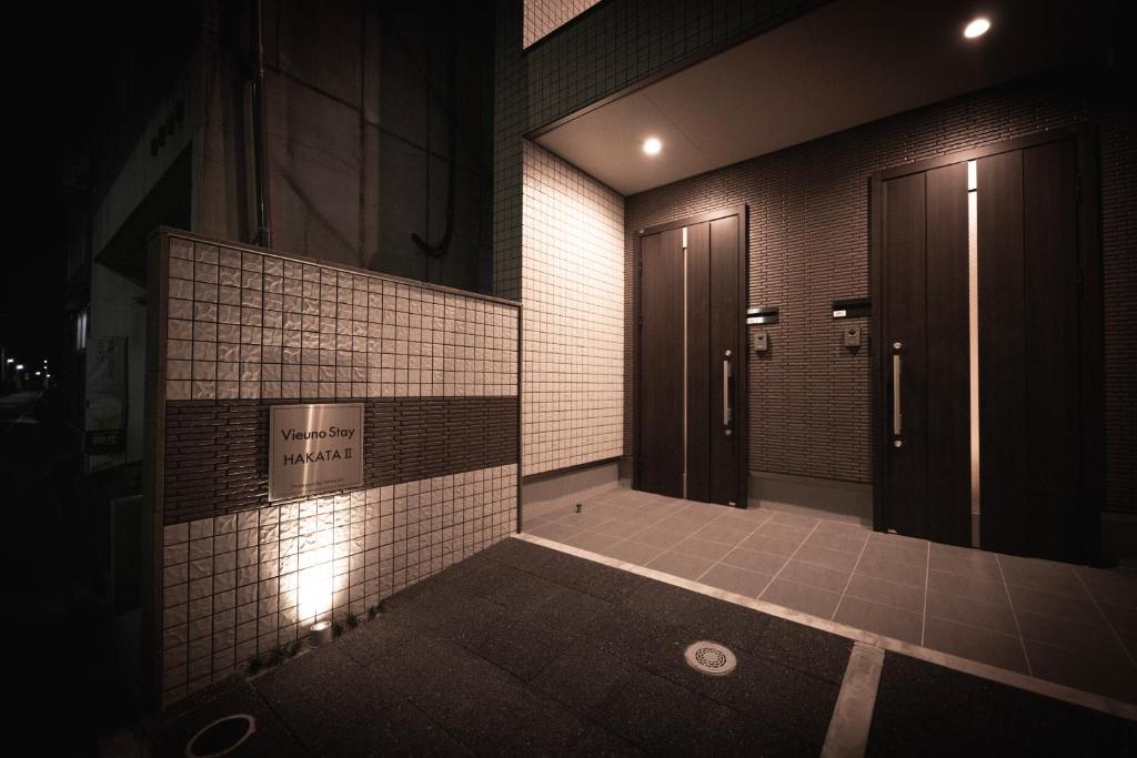 Bilik mandi di Vieuno Stay Hakata 2