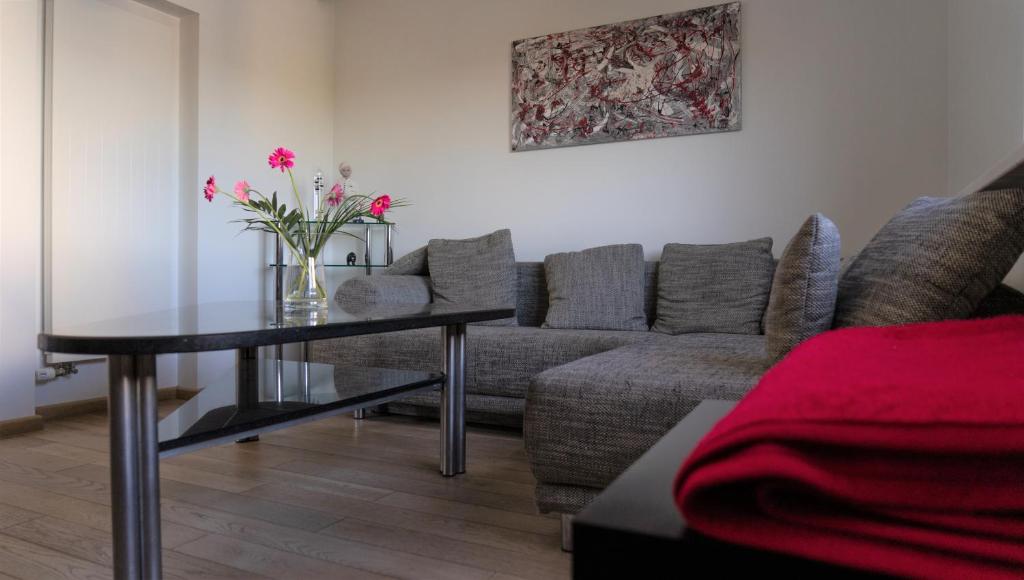 Posezení v ubytování Ferienwohnung in der Mainleite für Vier