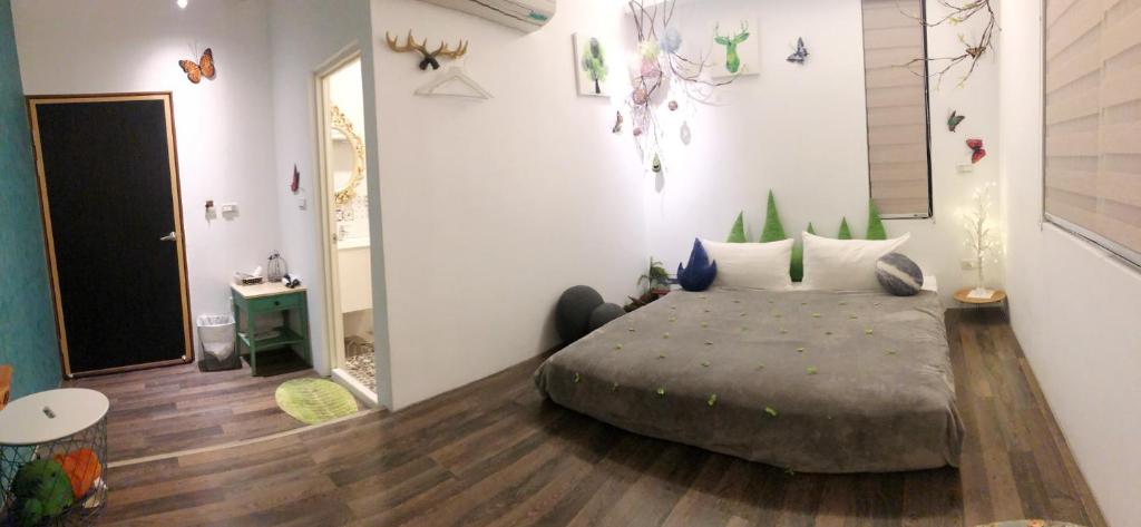 Postel nebo postele na pokoji v ubytování Living House