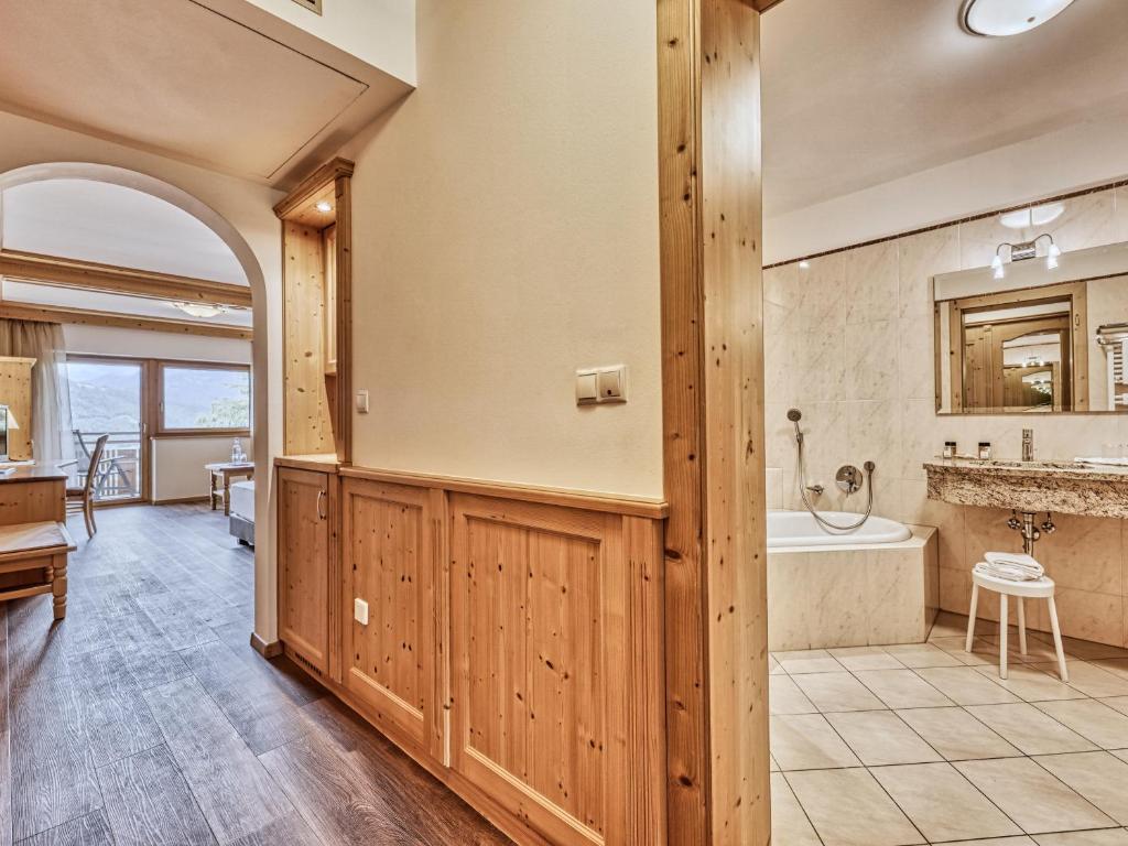 Koupelna v ubytování Hotel Traubenheim