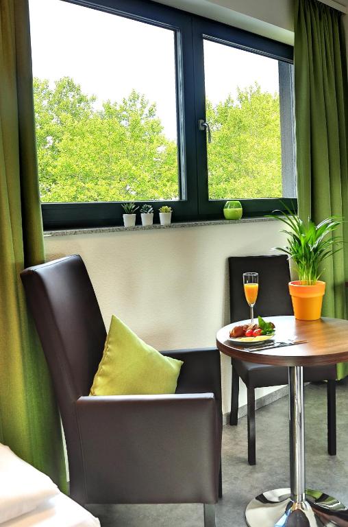 Posezení v ubytování Motel am Fürfelder Schloss