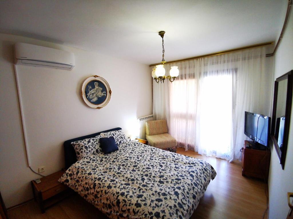 Postel nebo postele na pokoji v ubytování Dašek apartment, near sea&centre