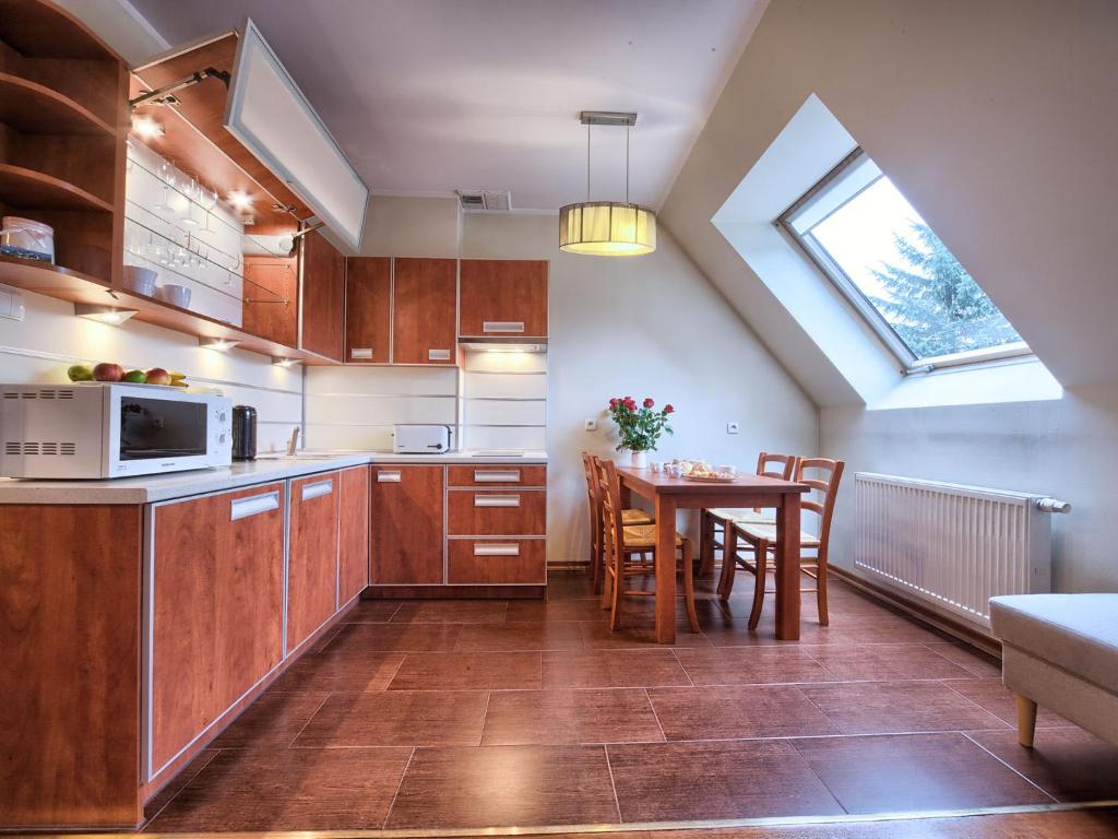 Kuchyňa alebo kuchynka v ubytovaní VisitZakopane - Amber Apartment
