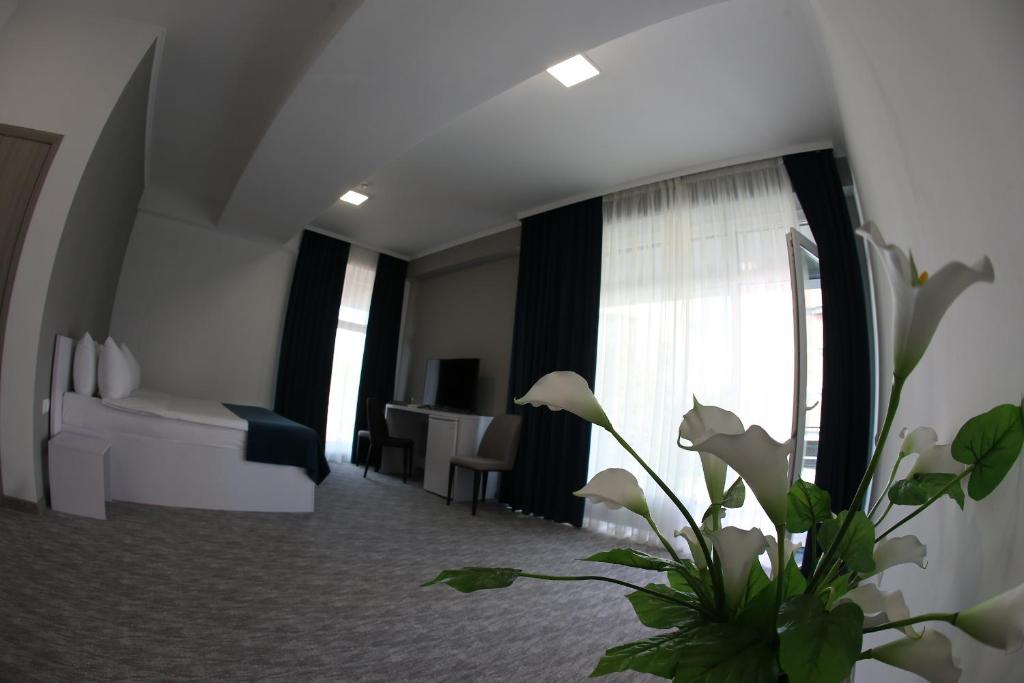 Posezení v ubytování Glass Cube Hotel