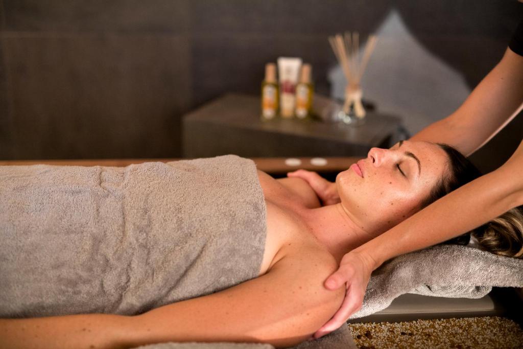 Lázně a/nebo wellness v ubytování Résidence-Aïga Resort thermal & spa