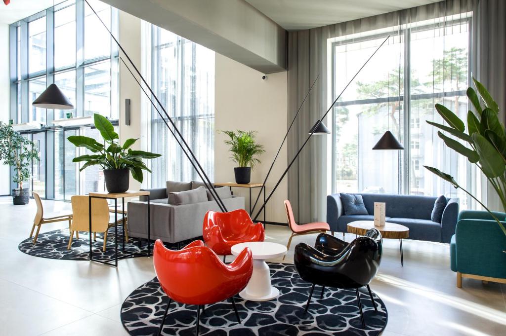Posezení v ubytování Hotel Zalewski