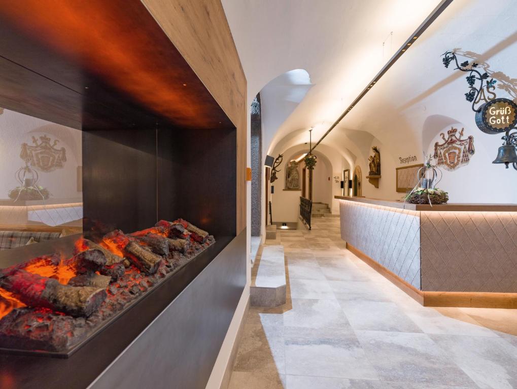 Posezení v ubytování Alpen Glück Hotel Unterm Rain garni