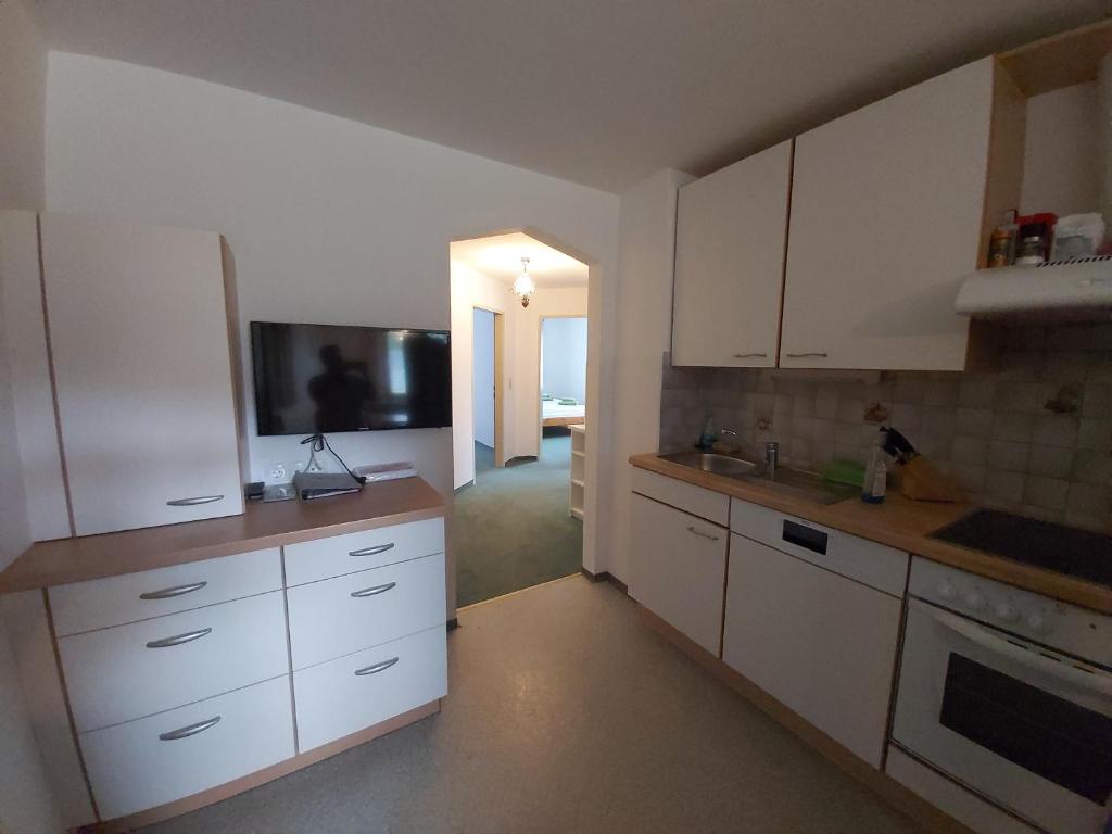 Kuchyňa alebo kuchynka v ubytovaní Ferienhaus Fallenegger