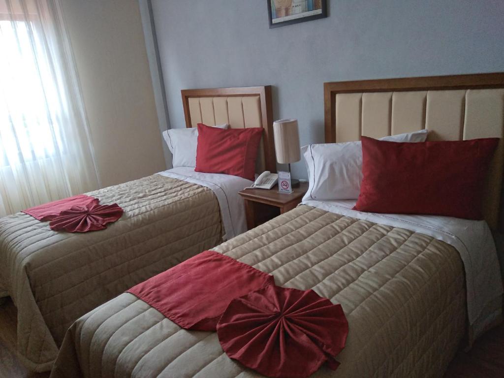 Postel nebo postele na pokoji v ubytování Hotel JYE by Serranillo, Mineral del Monte Hgo