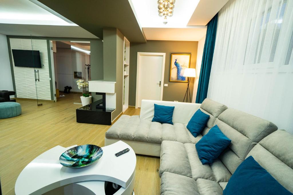 Posezení v ubytování Velvet Home