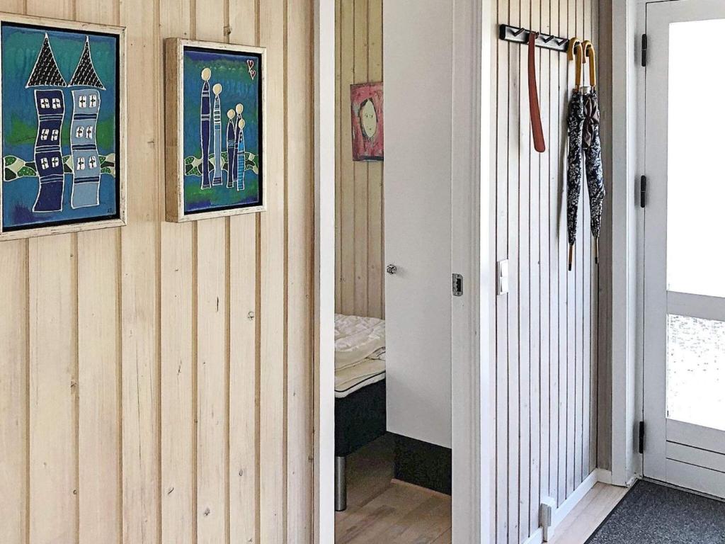 Postel nebo postele na pokoji v ubytování 4 person holiday home in Læsø-By Traum