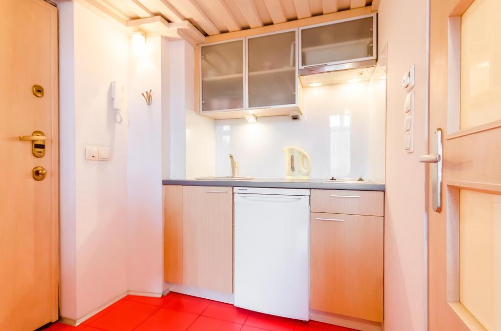 Kuchyňa alebo kuchynka v ubytovaní Central Krak Apartments - studios