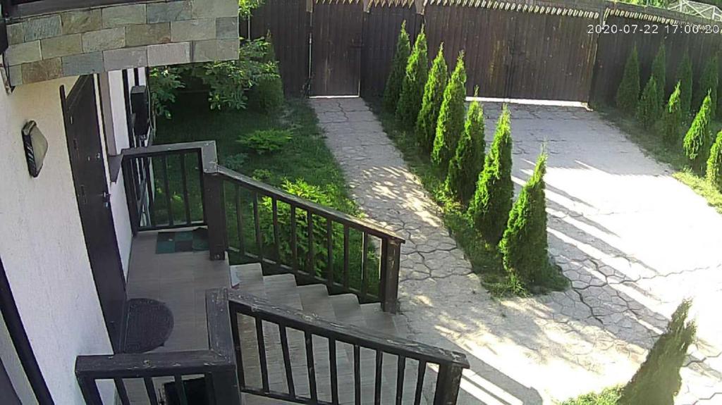Zahrada ubytování Guest House on Lesnaya