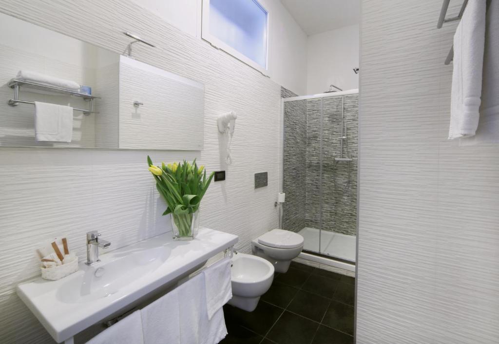 Kúpeľňa v ubytovaní Borgo Pio Suites Inn