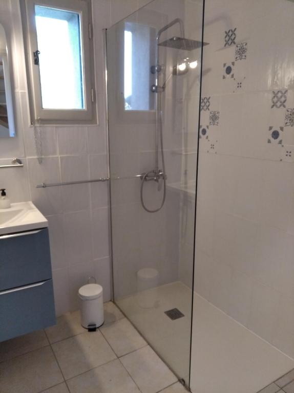 Koupelna v ubytování Gîte en Cévennes