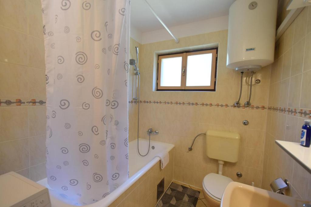 Koupelna v ubytování Apartment Anica