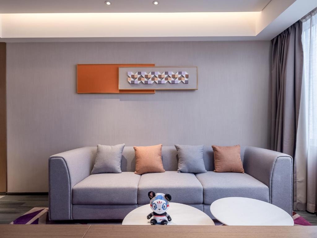 Posezení v ubytování Hampton by Hilton Qinhuangdao Jinmeng Bay