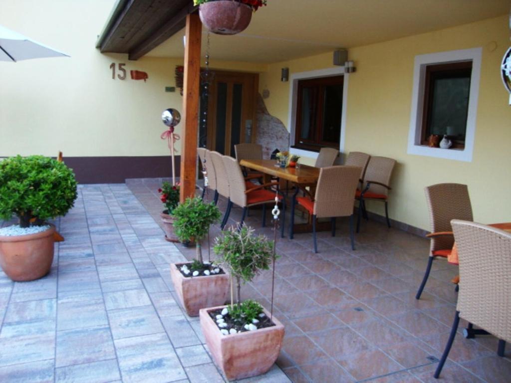 Patio nebo venkovní prostory v ubytování Pension Persch
