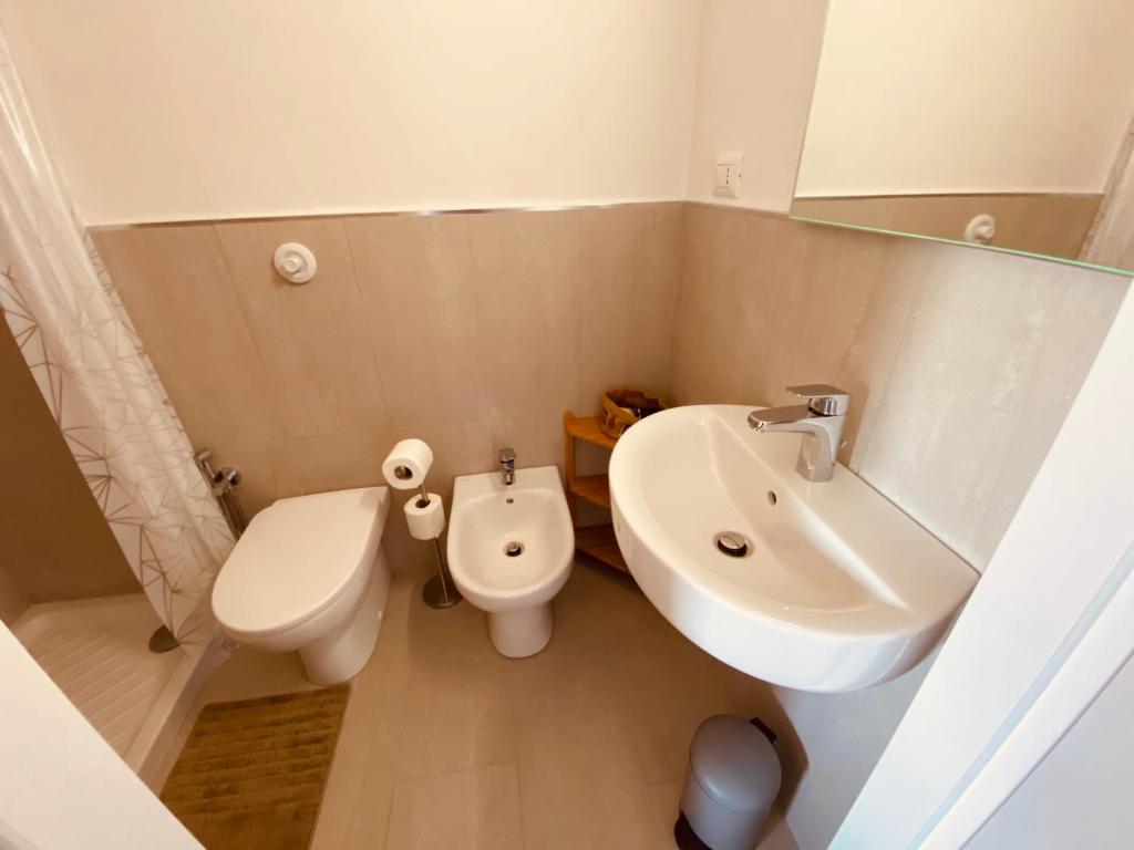 A bathroom at B&B Villino Margherita