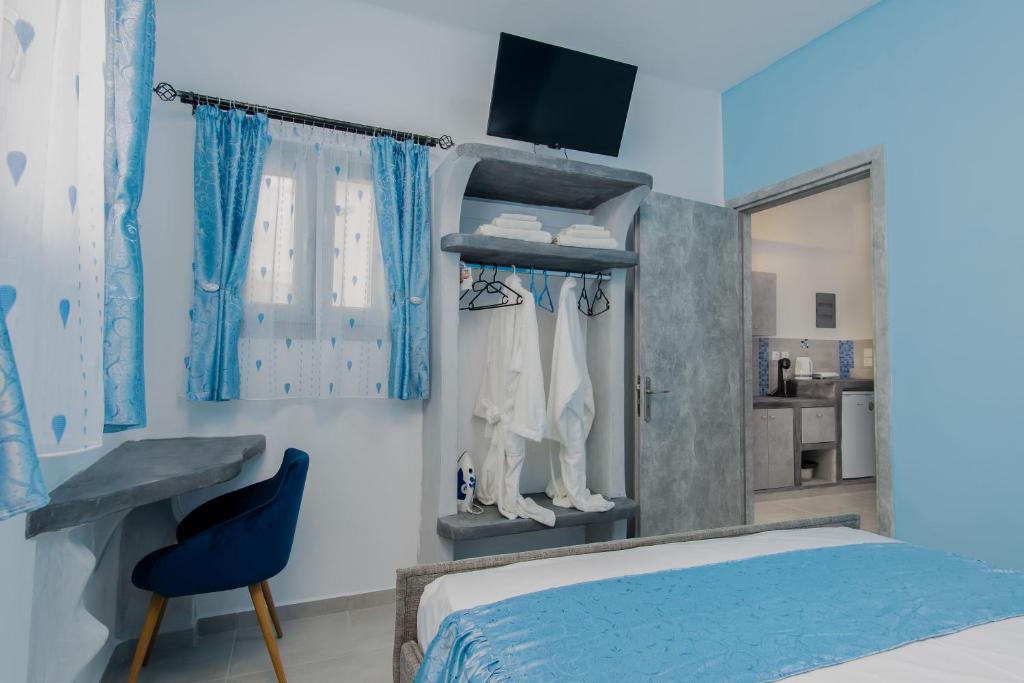 Postel nebo postele na pokoji v ubytování N RENIERIS Apartments