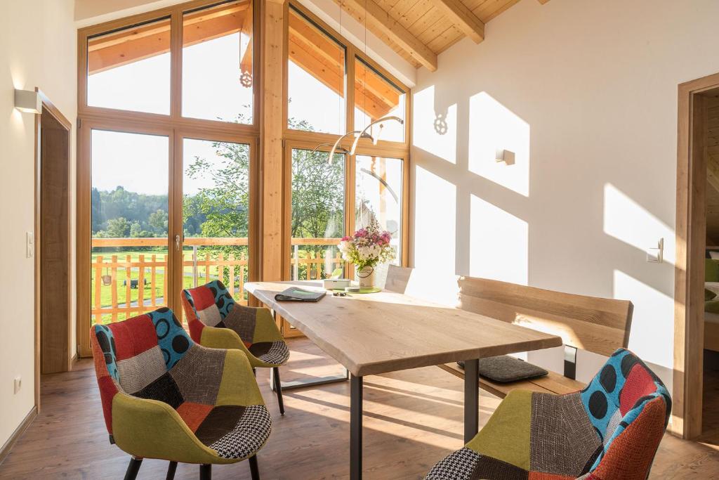 Posezení v ubytování Mühle11