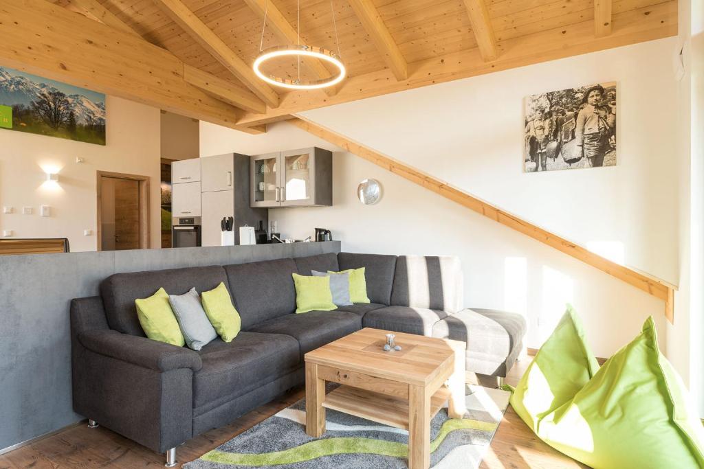 Posezení v ubytování Mühle11