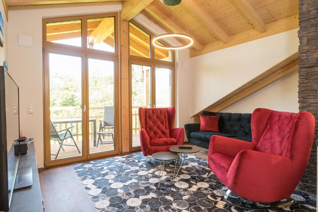 Posezení v ubytování Mühle11